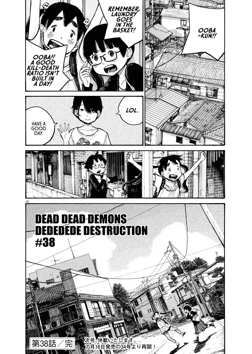 Dead Dead Demon's Dededededestruction Chapter 38 18